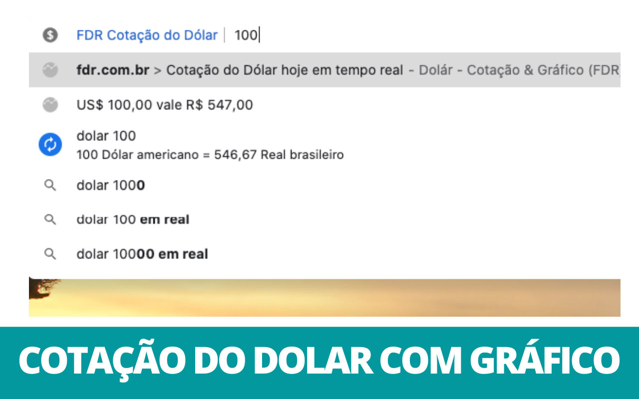 Dólar - Cotação & Gráfico (FDR) chrome谷歌浏览器插件_扩展第2张截图