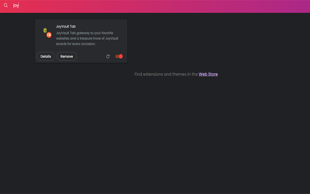 JoyVault Tab chrome谷歌浏览器插件_扩展第2张截图
