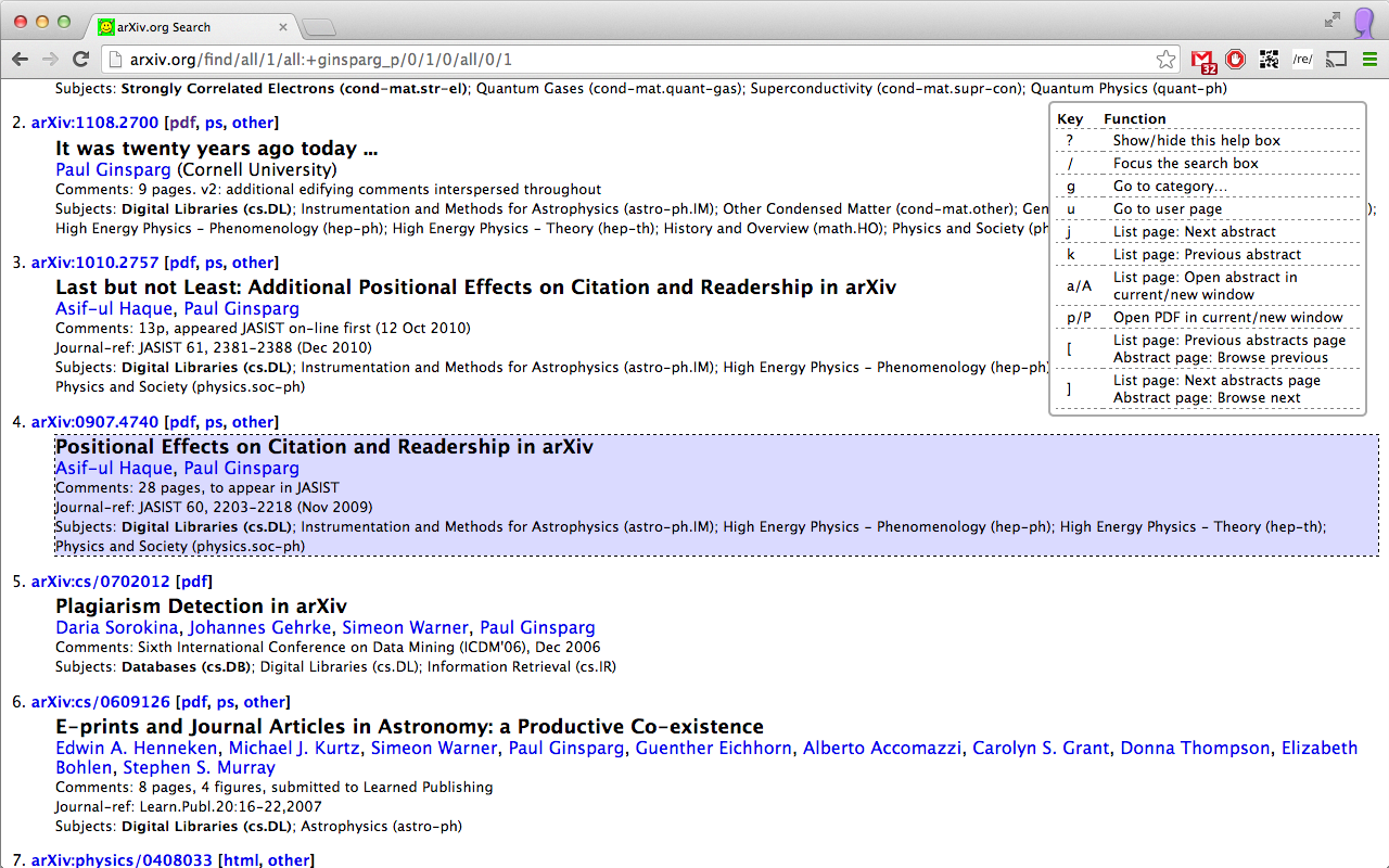 arXiv keys chrome谷歌浏览器插件_扩展第2张截图