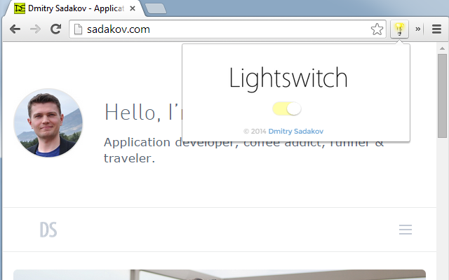Lightswitch Light for Philips Hue chrome谷歌浏览器插件_扩展第2张截图