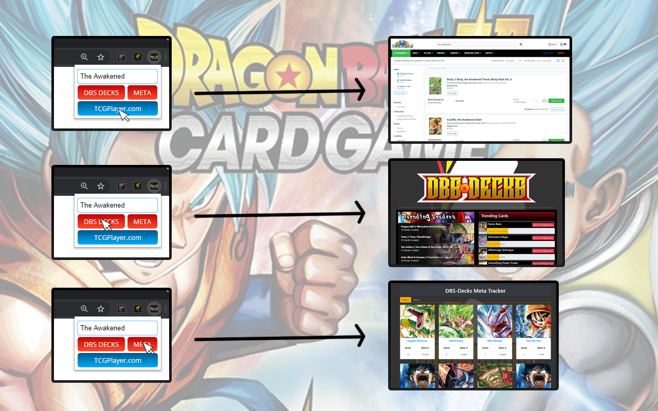 DBS TCG Quick Search chrome谷歌浏览器插件_扩展第4张截图