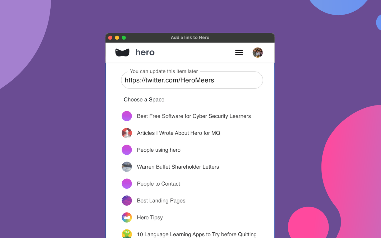 Hero: Save GPT Prompts, Links & more to lists chrome谷歌浏览器插件_扩展第1张截图