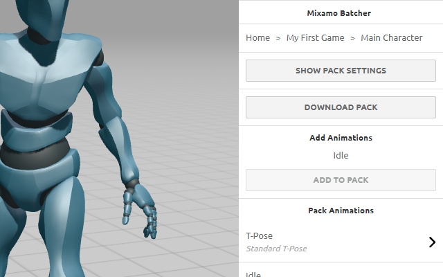 Mixamo Batcher chrome谷歌浏览器插件_扩展第4张截图