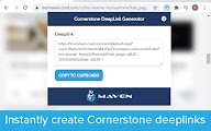 Cornerstone DeepLink Generator chrome谷歌浏览器插件_扩展第1张截图