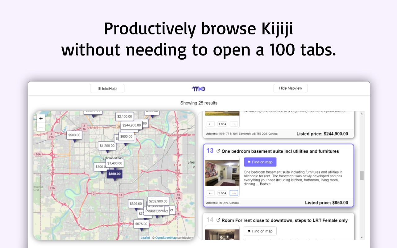 Mapview for Kijiji™ chrome谷歌浏览器插件_扩展第1张截图