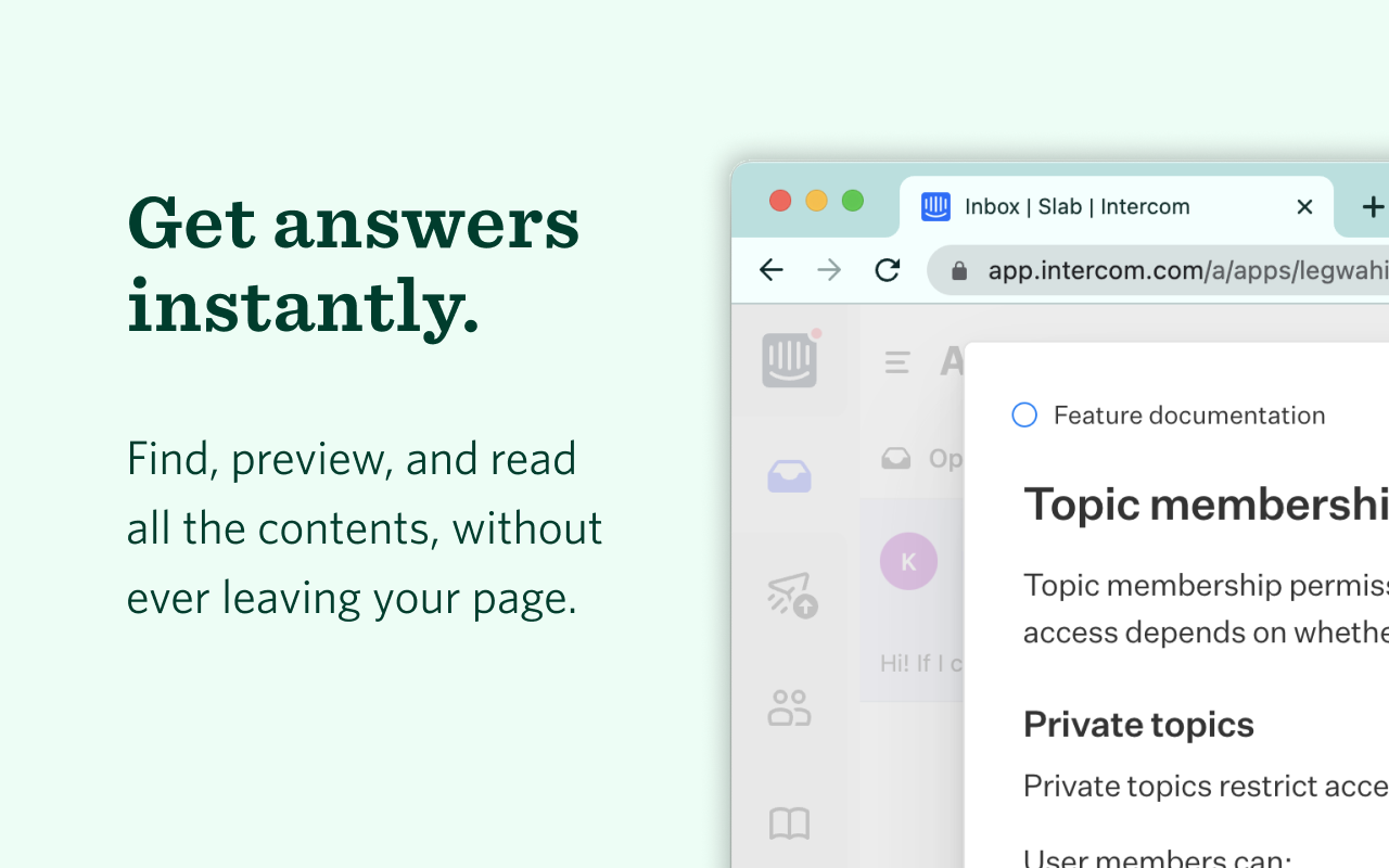 Slab for Chrome chrome谷歌浏览器插件_扩展第1张截图