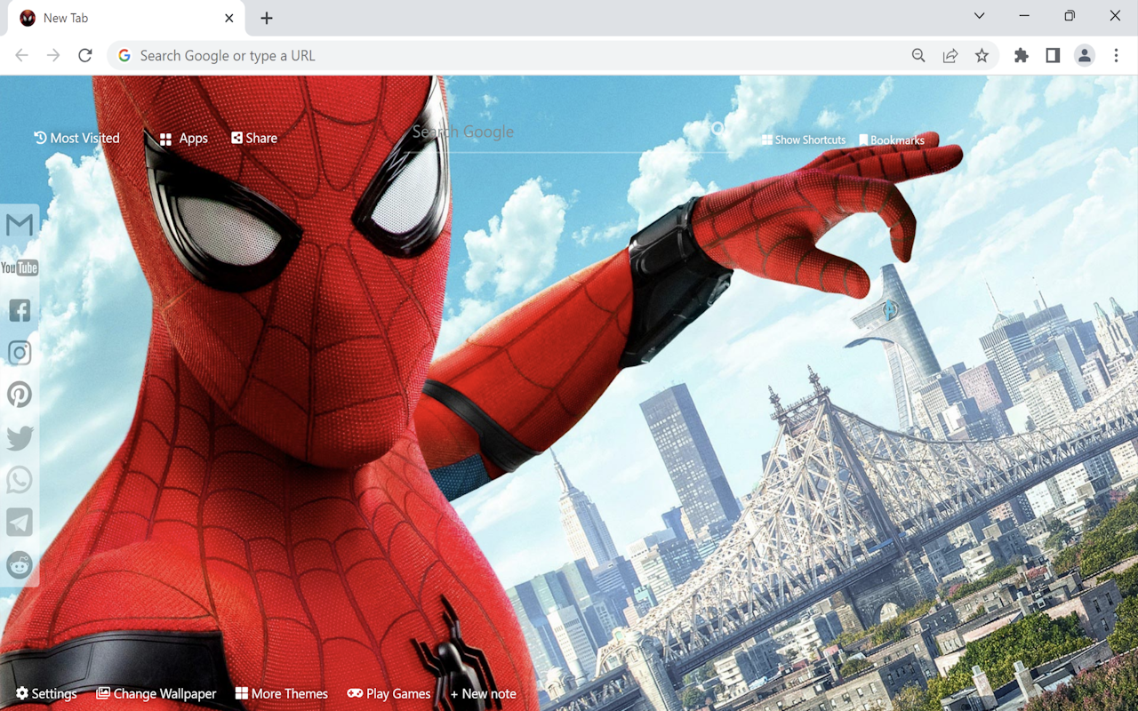 Spider Man Homecoming Wallpaper chrome谷歌浏览器插件_扩展第3张截图