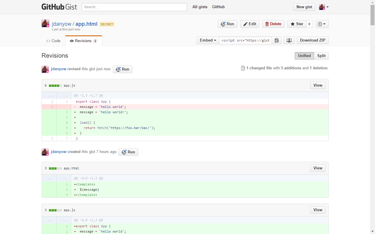 GistRun chrome谷歌浏览器插件_扩展第2张截图