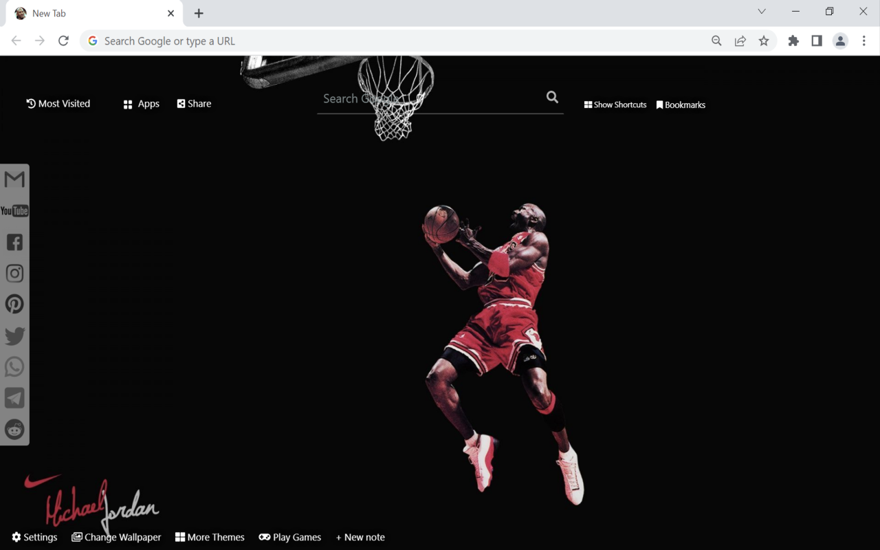 Michael Jordan Wallpaper chrome谷歌浏览器插件_扩展第2张截图