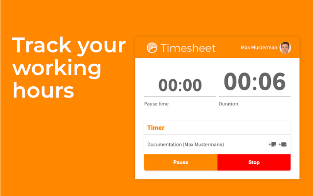 Timesheet - Mobile Time Tracker chrome谷歌浏览器插件_扩展第1张截图
