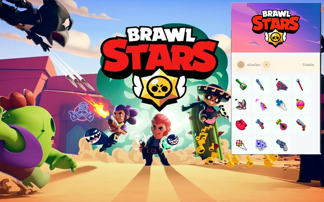 Brawl stars Custom Cursor chrome谷歌浏览器插件_扩展第1张截图