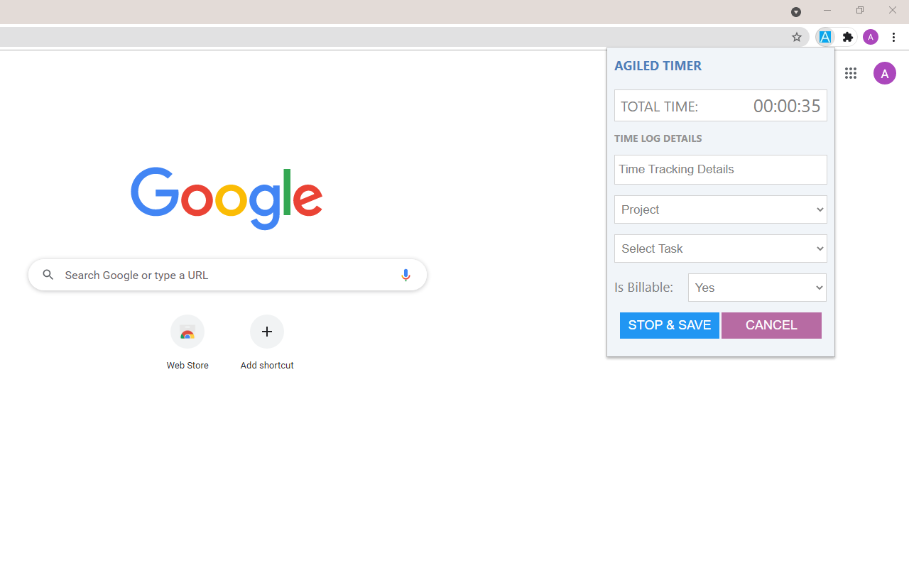 Agiled Timer chrome谷歌浏览器插件_扩展第4张截图