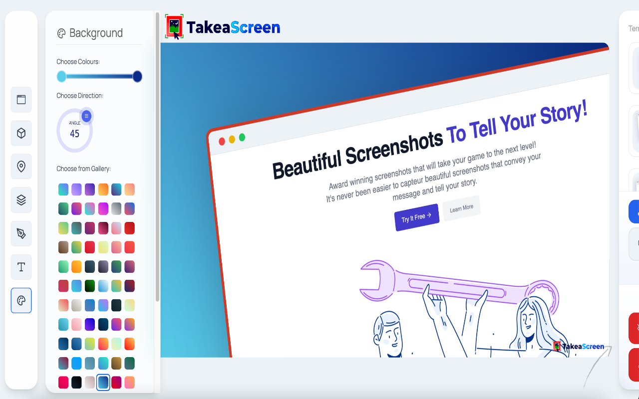 TakeAscreen | Record & Capture Screenshots chrome谷歌浏览器插件_扩展第7张截图