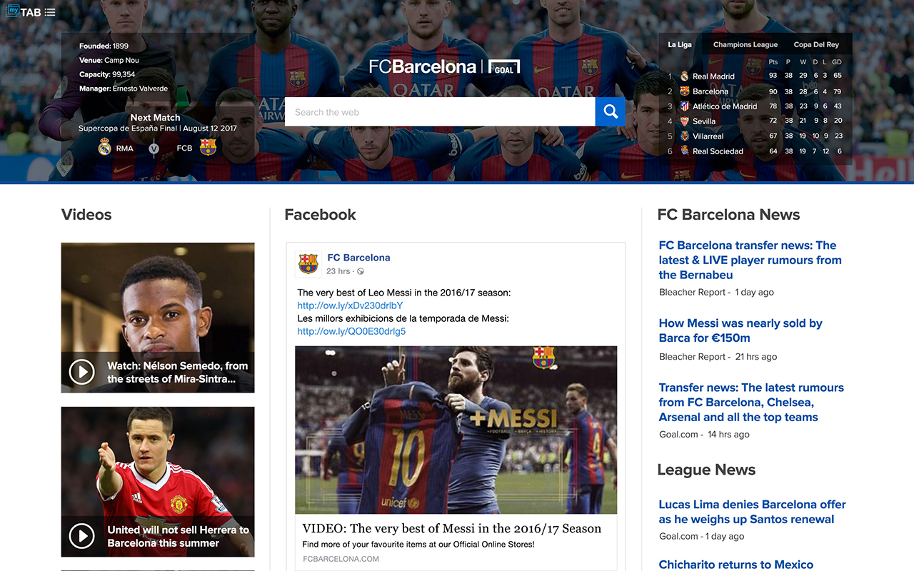 FC Barcelona New Monitor chrome谷歌浏览器插件_扩展第1张截图