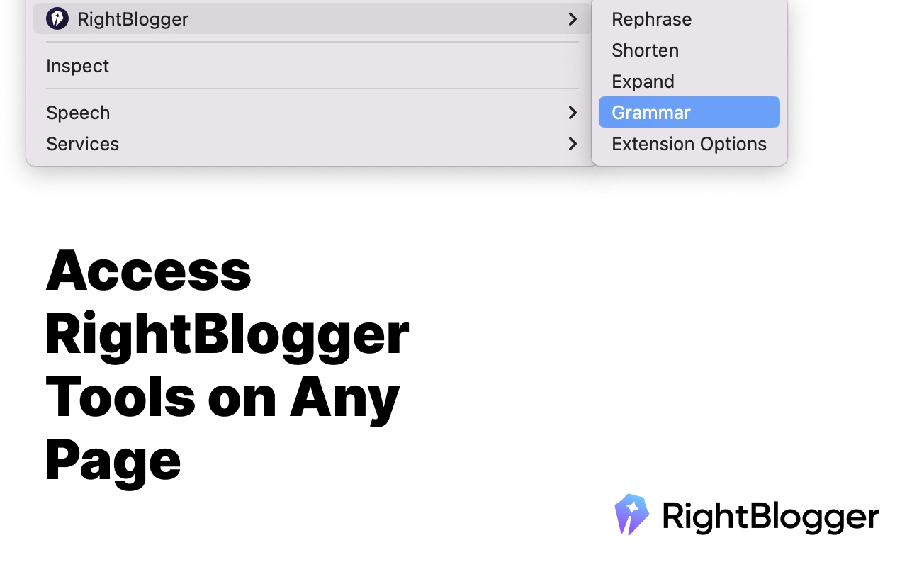 RightBlogger - AI for Bloggers chrome谷歌浏览器插件_扩展第2张截图