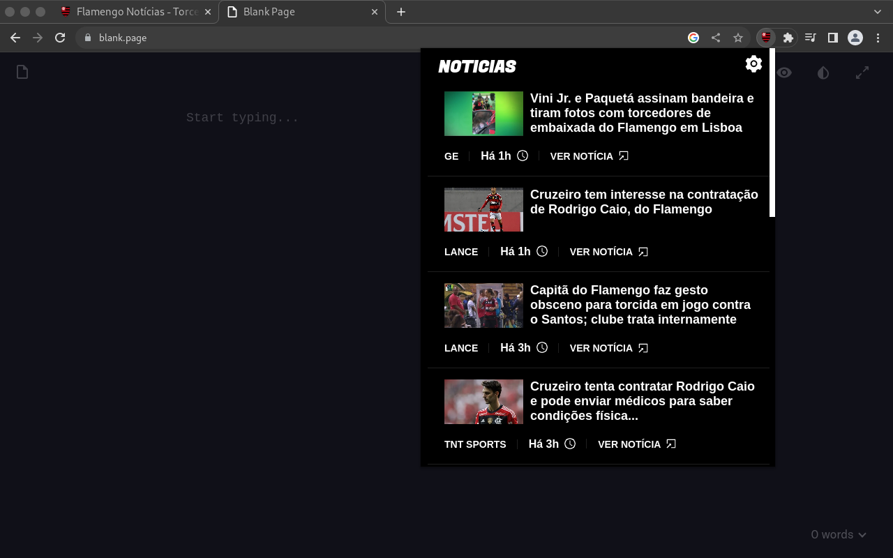 Flamengo Notícias - Torcedor Antenado chrome谷歌浏览器插件_扩展第3张截图