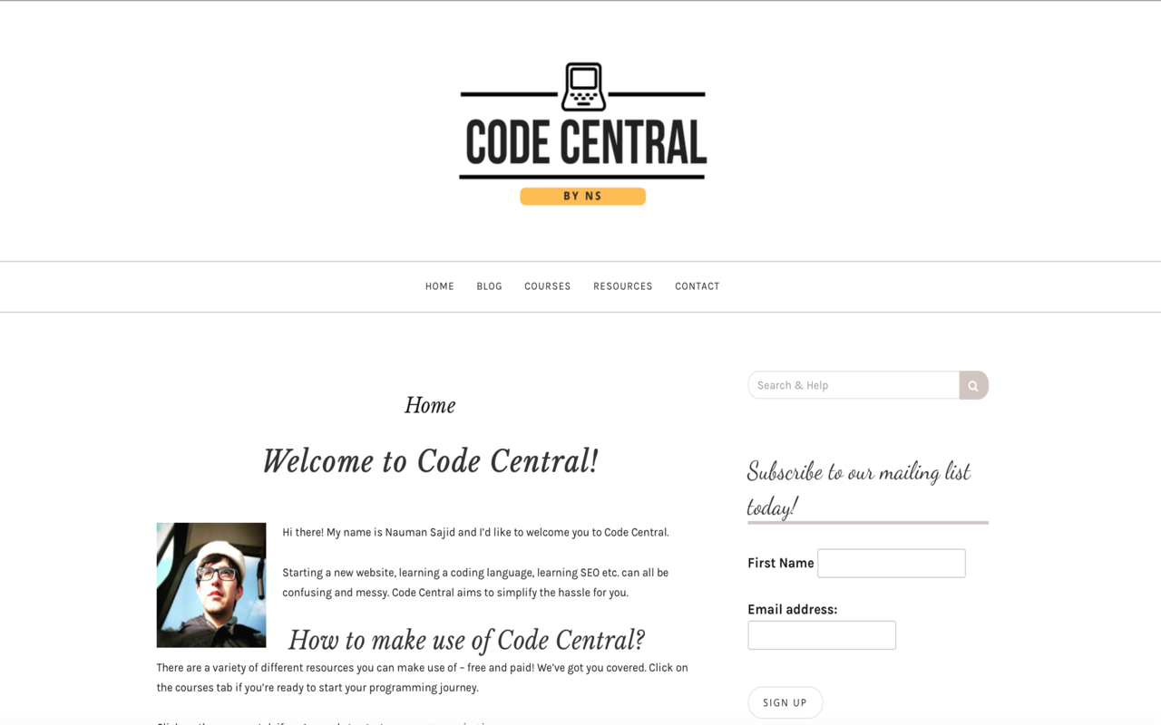 Code Central by NS Learn to Make Money Online chrome谷歌浏览器插件_扩展第2张截图