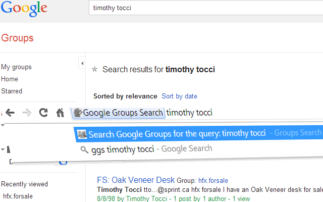 Groups Search chrome谷歌浏览器插件_扩展第1张截图