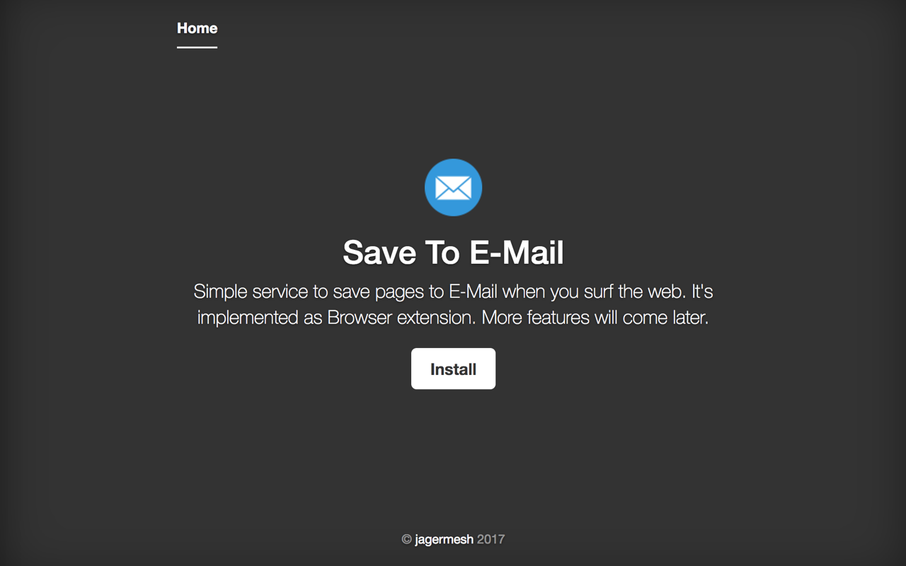 Save To E-Mail chrome谷歌浏览器插件_扩展第1张截图