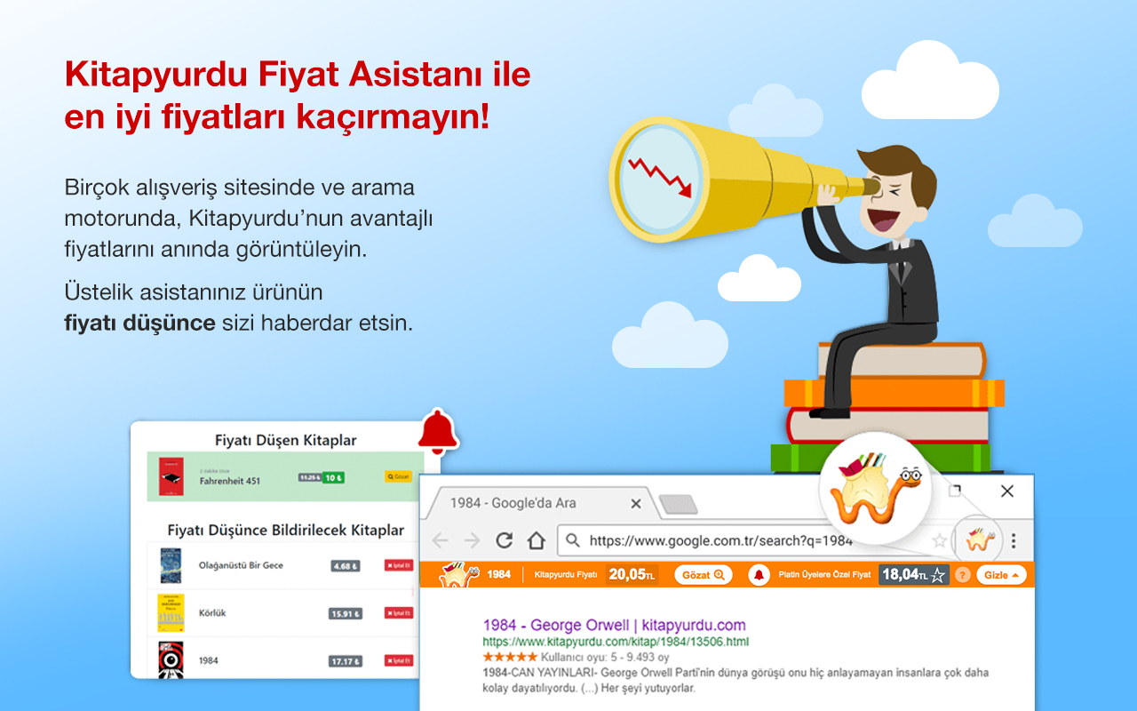 Kitapyurdu Fiyat Asistanı chrome谷歌浏览器插件_扩展第1张截图