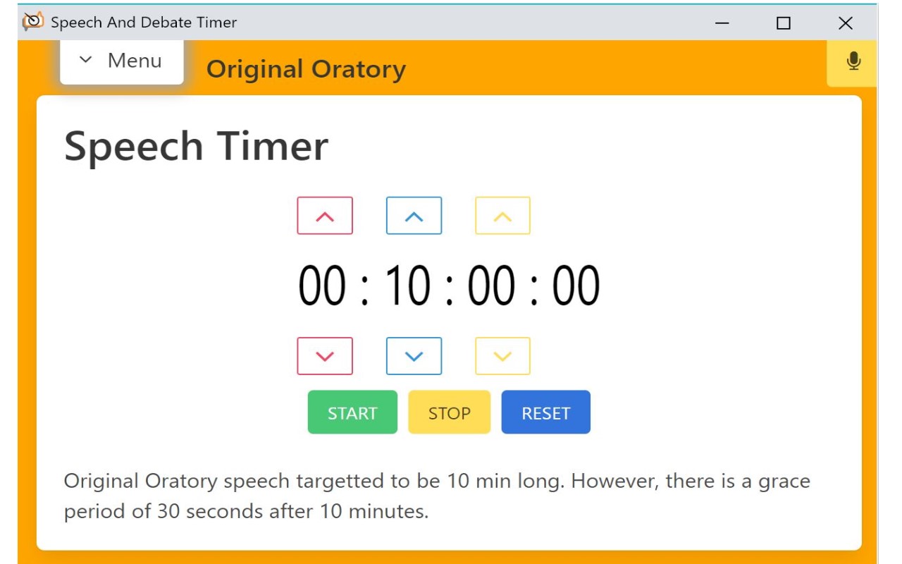 Speech And Debate Timer chrome谷歌浏览器插件_扩展第7张截图