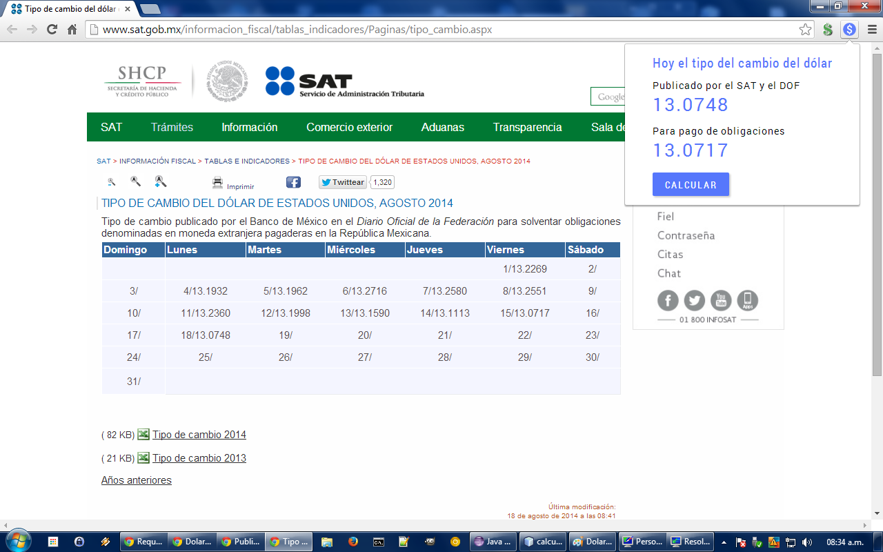 Dolar SAT y DOF chrome谷歌浏览器插件_扩展第2张截图