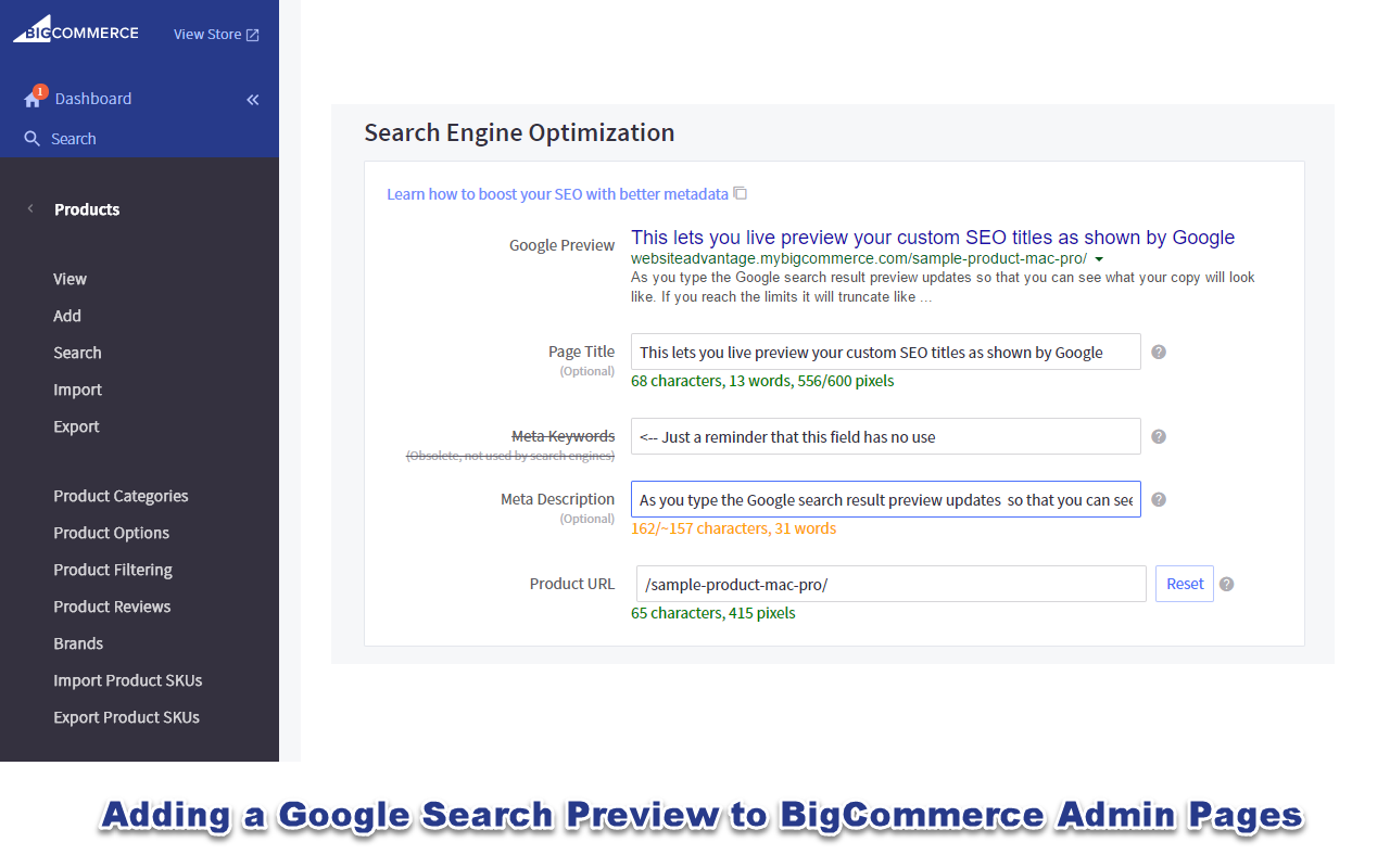BigCommerce SEO Helper chrome谷歌浏览器插件_扩展第1张截图