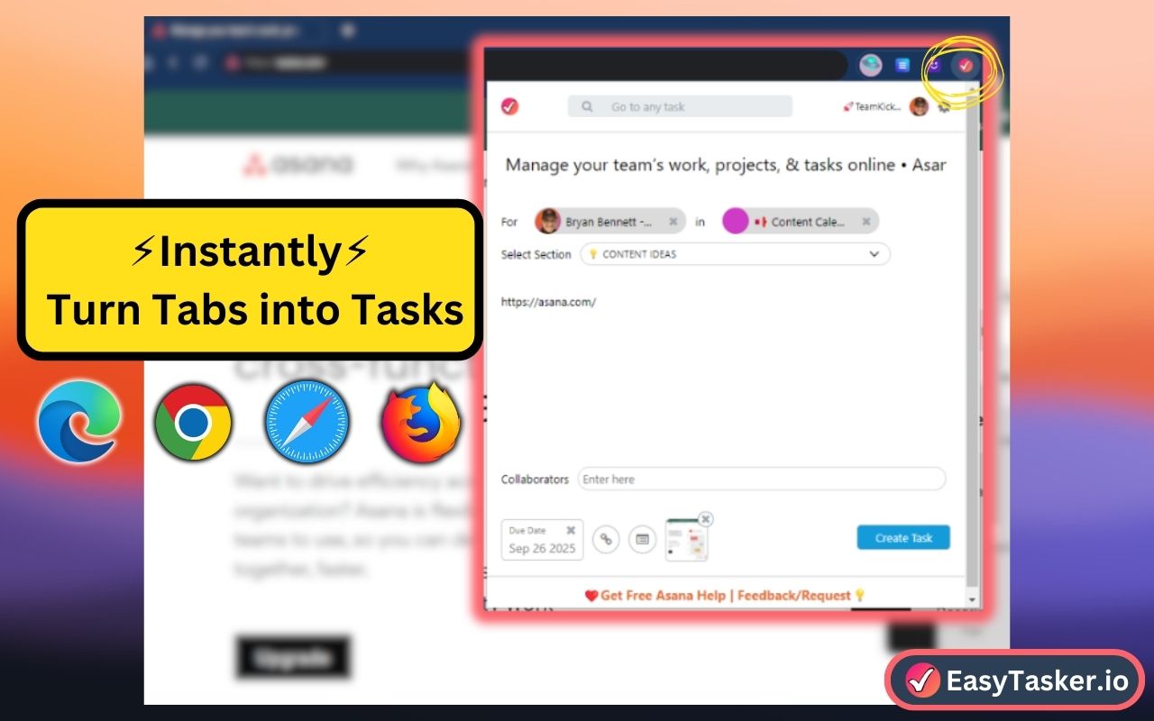 EasyTasker.io for Asana chrome谷歌浏览器插件_扩展第2张截图