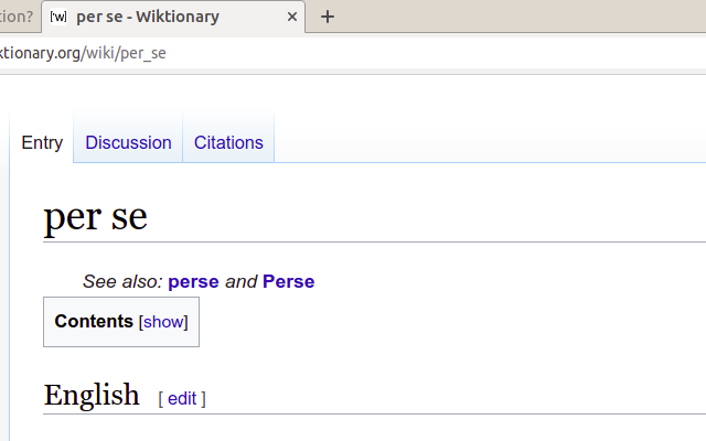 Wikitionary word definition lookup chrome谷歌浏览器插件_扩展第2张截图