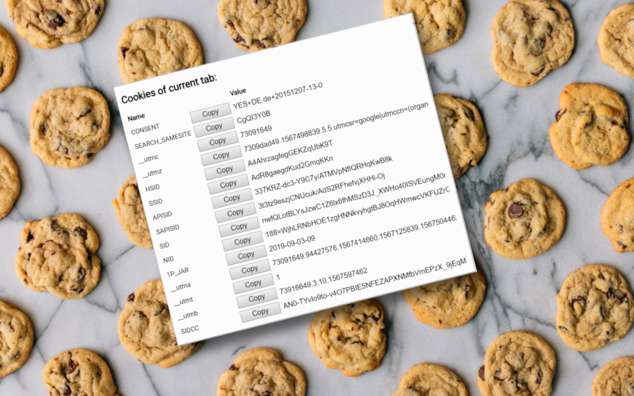 Cookie Tab Viewer chrome谷歌浏览器插件_扩展第1张截图