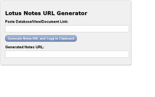 Lotus Notes Link/URL Generator chrome谷歌浏览器插件_扩展第1张截图