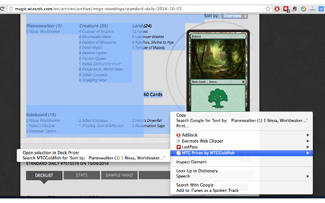 MTG Prices by MTGGoldfish chrome谷歌浏览器插件_扩展第2张截图
