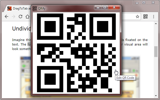 QRify chrome谷歌浏览器插件_扩展第3张截图