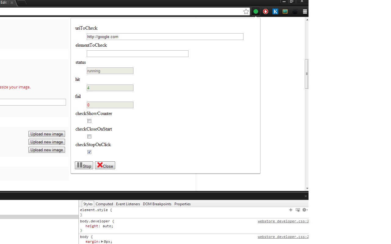 Ping DOM element chrome谷歌浏览器插件_扩展第1张截图