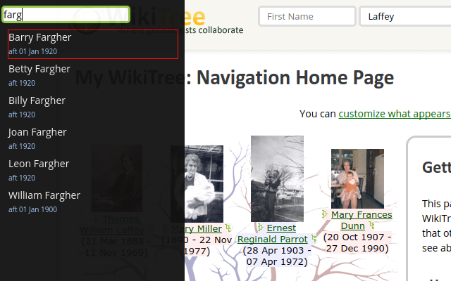 WikiTreeTurbo chrome谷歌浏览器插件_扩展第1张截图