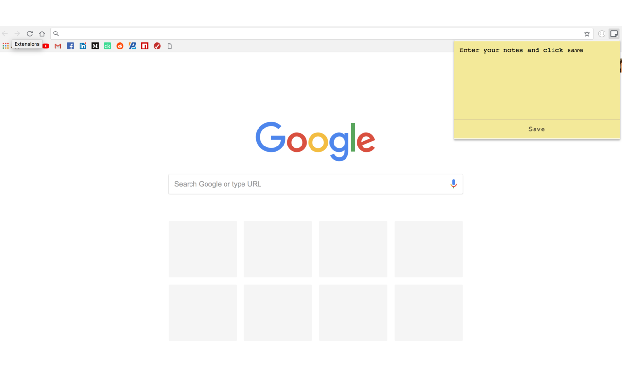 Note Extension chrome谷歌浏览器插件_扩展第1张截图