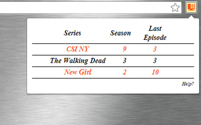 Series Counter chrome谷歌浏览器插件_扩展第5张截图