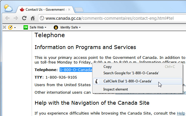 CallClerk Dial chrome谷歌浏览器插件_扩展第1张截图