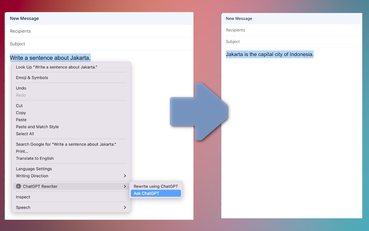 ChatGPT Rewriter chrome谷歌浏览器插件_扩展第1张截图
