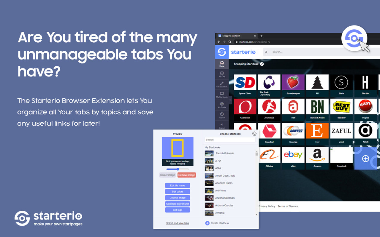 Starterio chrome谷歌浏览器插件_扩展第3张截图