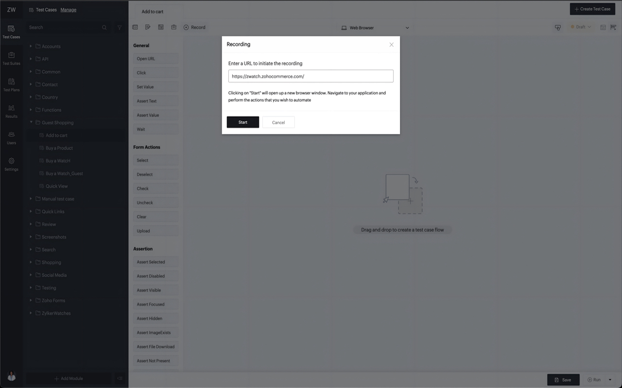 Zoho QEngine Recorder chrome谷歌浏览器插件_扩展第4张截图