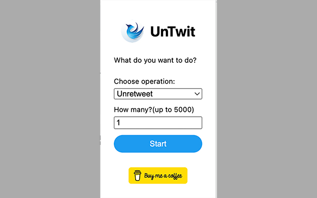 UnTwit chrome谷歌浏览器插件_扩展第1张截图