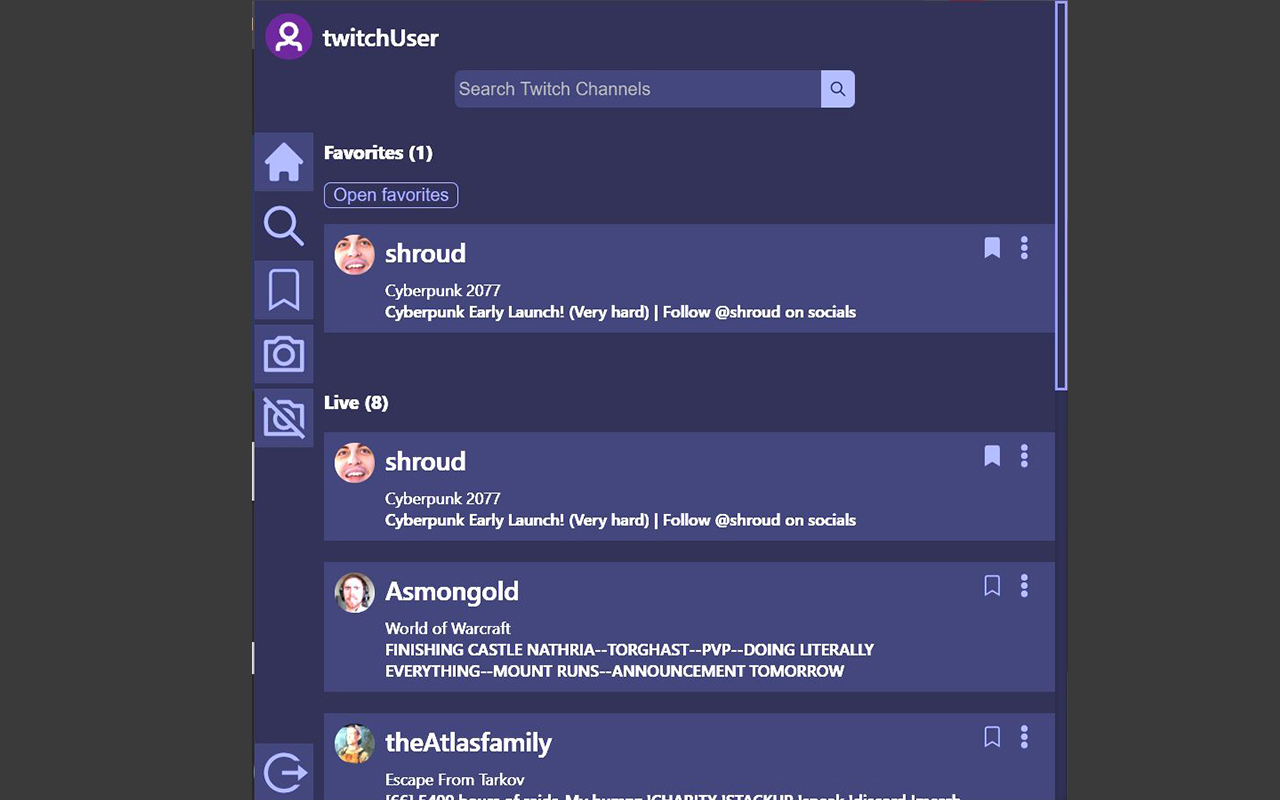 Twitch Tabs chrome谷歌浏览器插件_扩展第1张截图