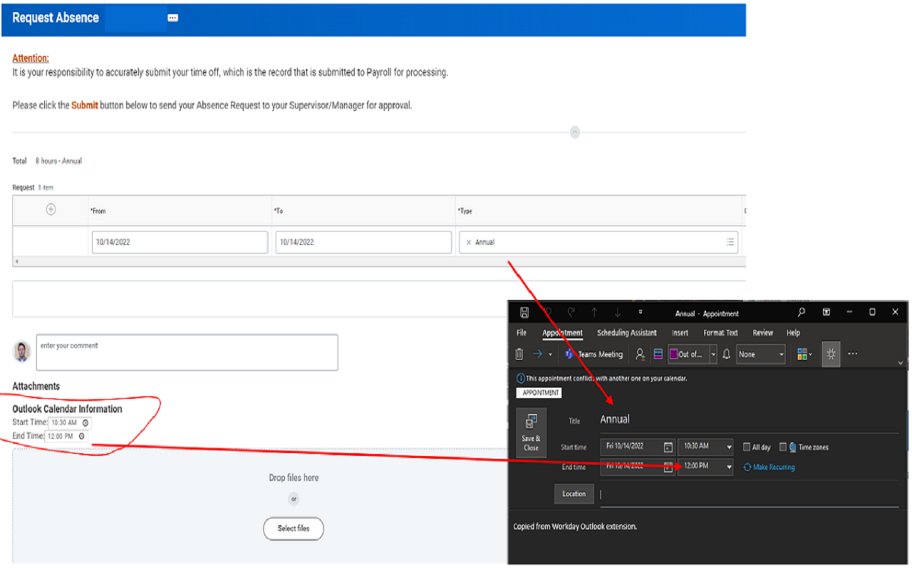 Workday and Outlook Sync chrome谷歌浏览器插件_扩展第1张截图