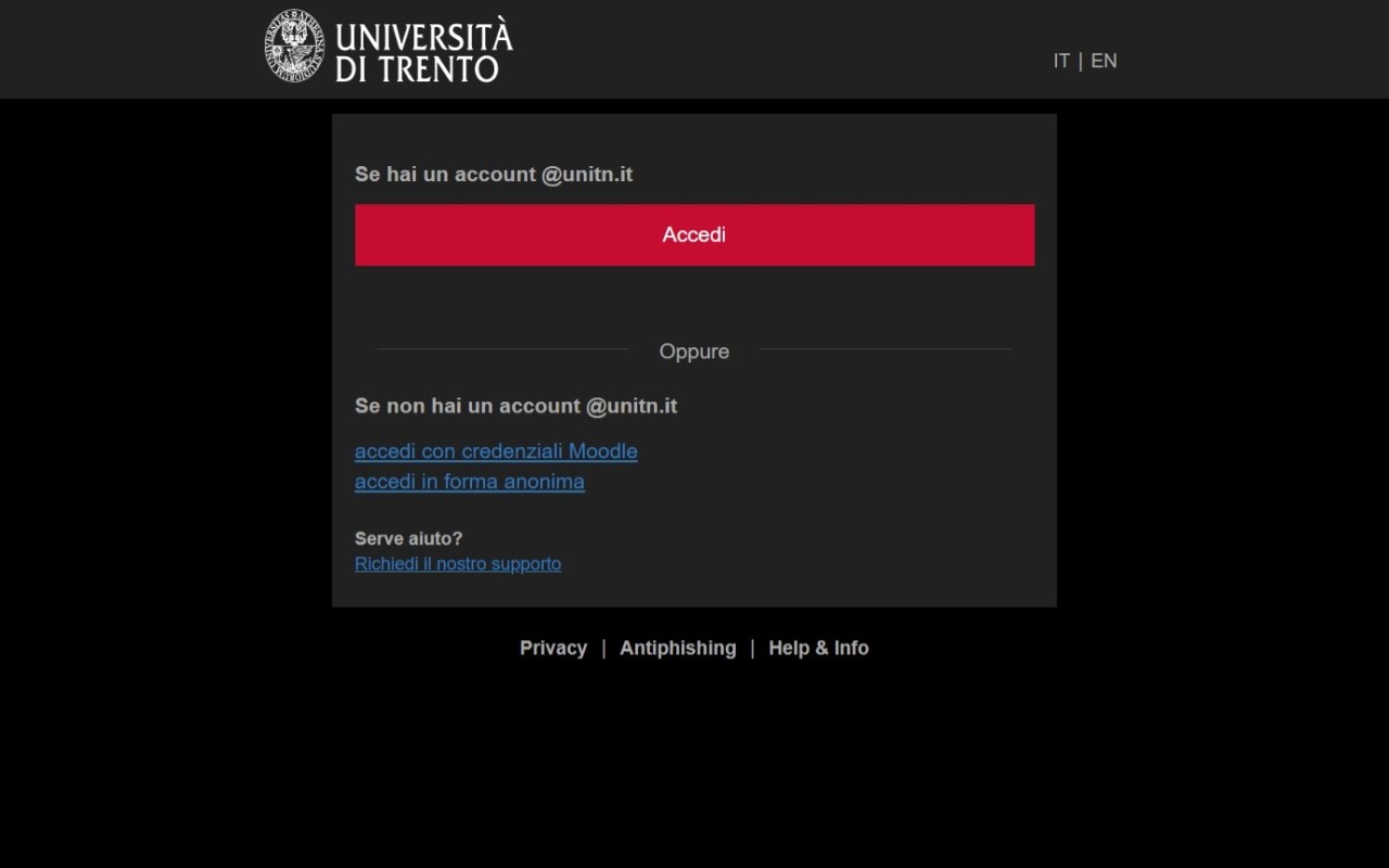 Moodle Dark Mode for UniTN chrome谷歌浏览器插件_扩展第1张截图