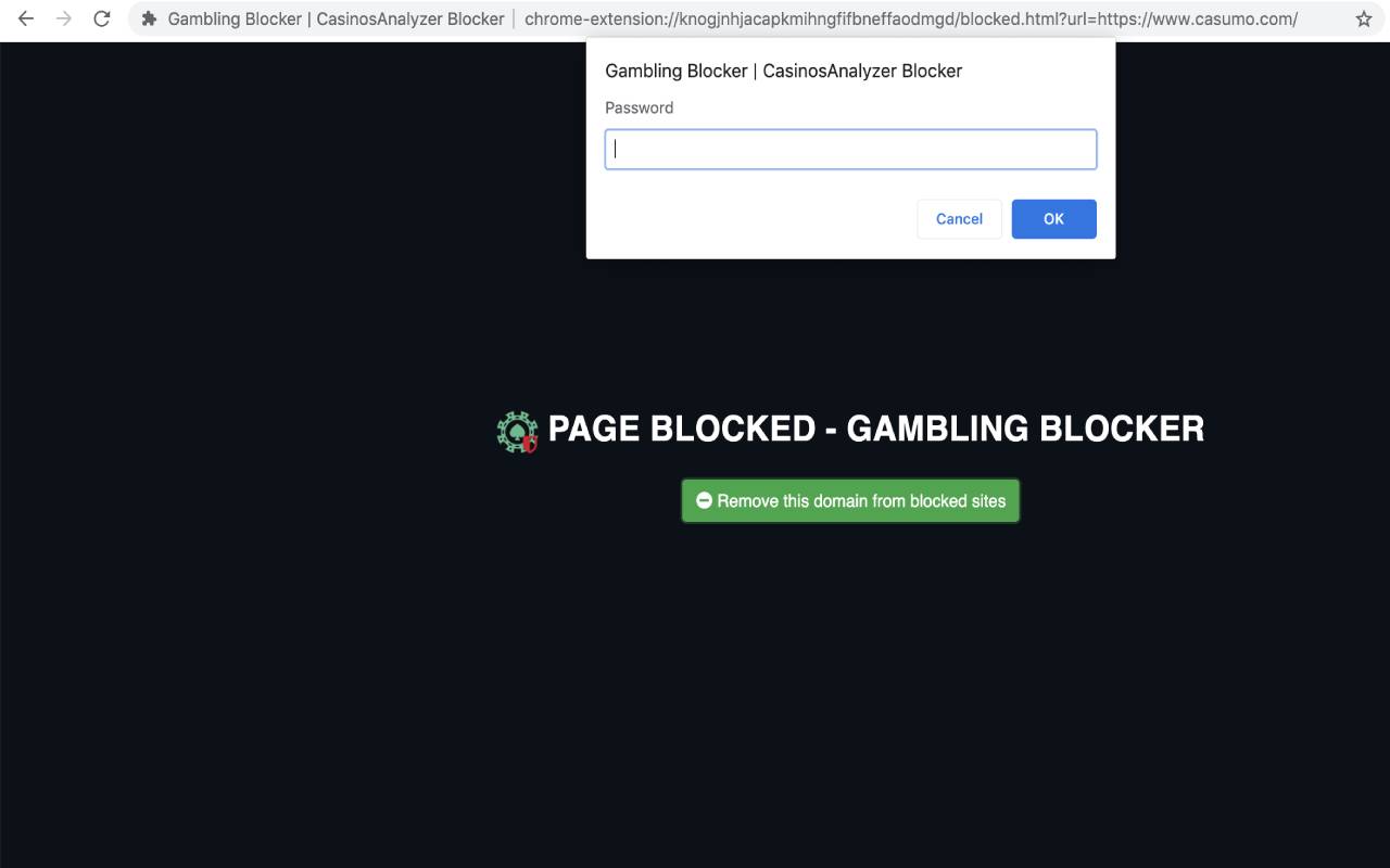 Gambling Blocker | CasinosAnalyzer Blocker chrome谷歌浏览器插件_扩展第4张截图