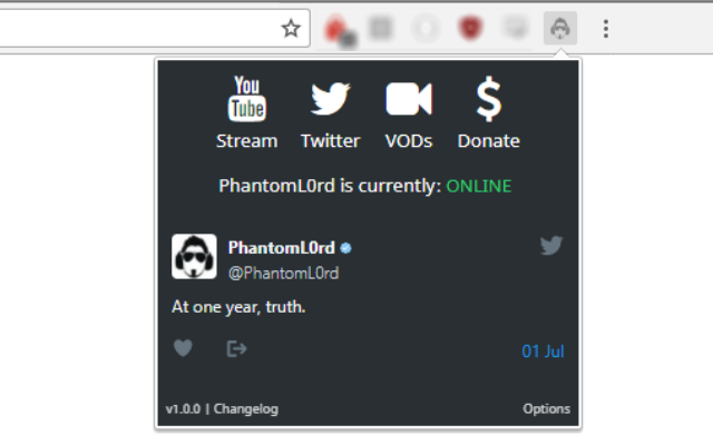 PhantomL0rd TV chrome谷歌浏览器插件_扩展第1张截图