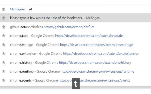 Mr.Sagasu chrome谷歌浏览器插件_扩展第2张截图