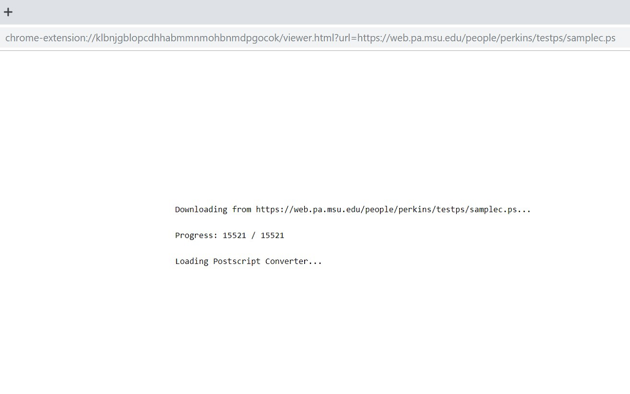 PostScript Viewer chrome谷歌浏览器插件_扩展第1张截图