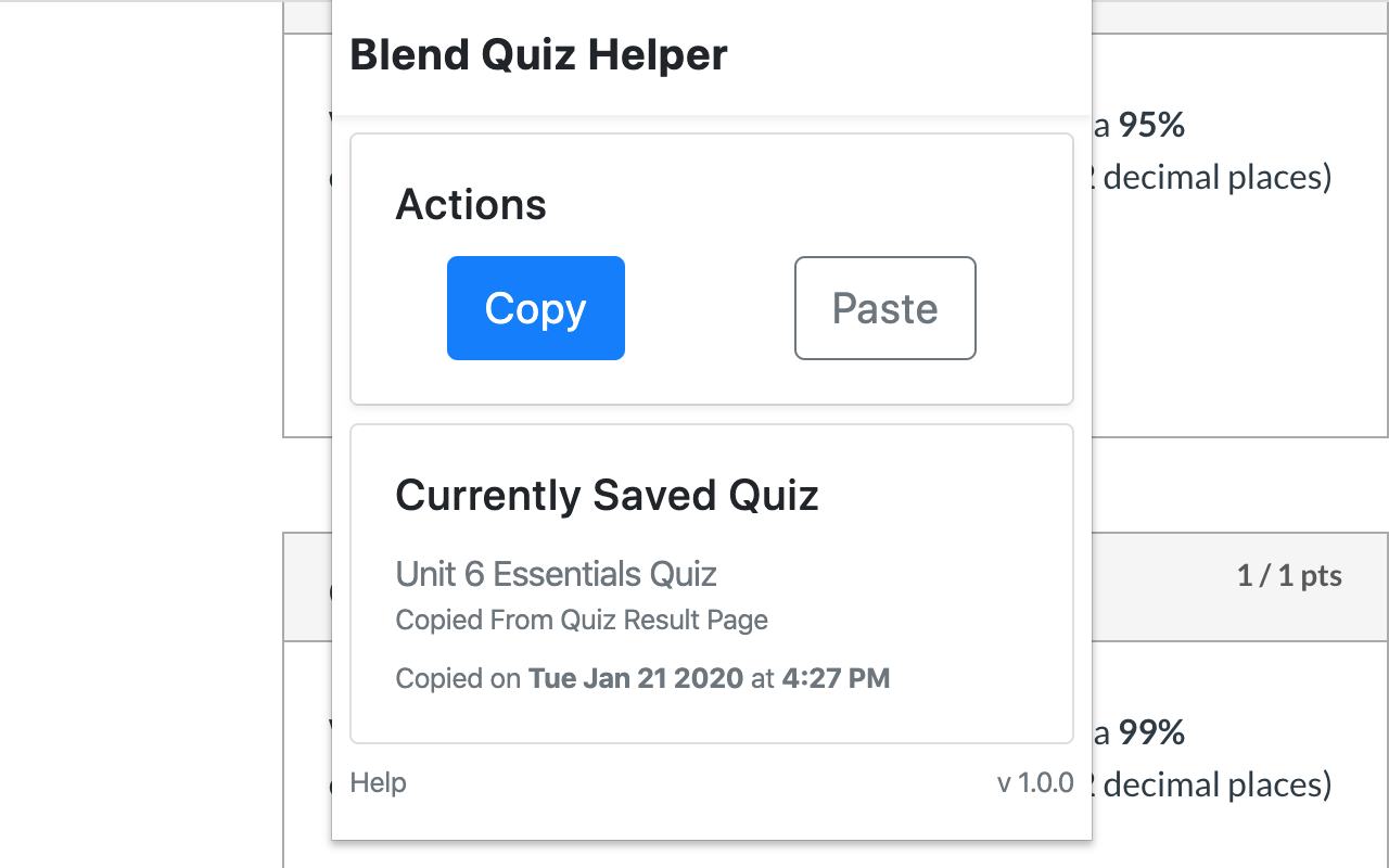 Blend Quiz Response Saver chrome谷歌浏览器插件_扩展第2张截图